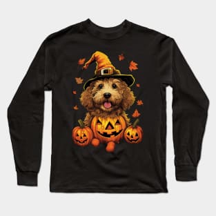 Halloween Golden Doodle Long Sleeve T-Shirt